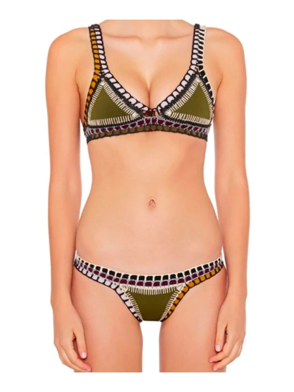 KIINI Wren Bikini Set In Khaki - Women Swim